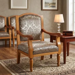 Executive Vintage Wooden Armchair / Royal Accent Seat