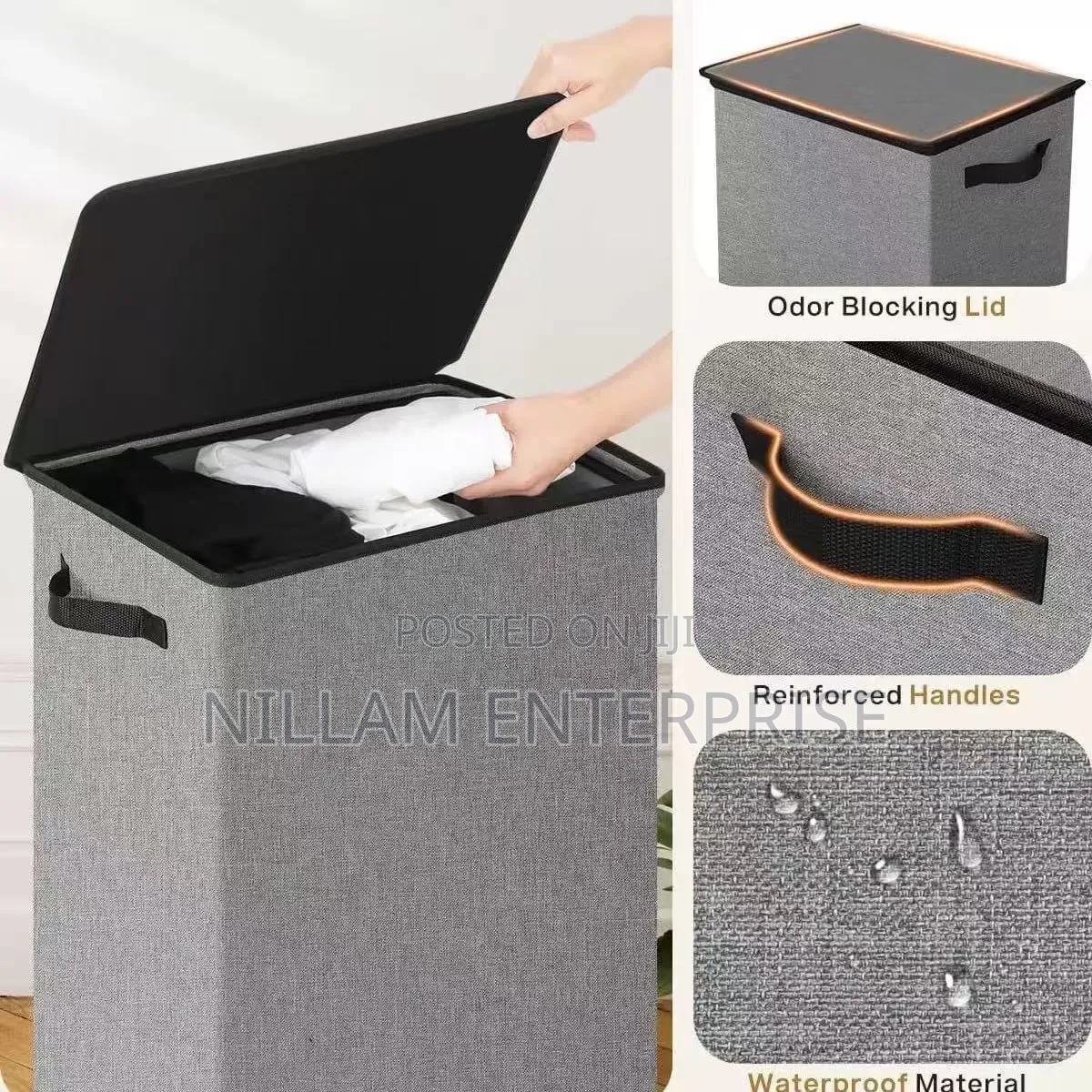 Laundry Hamper With Lid