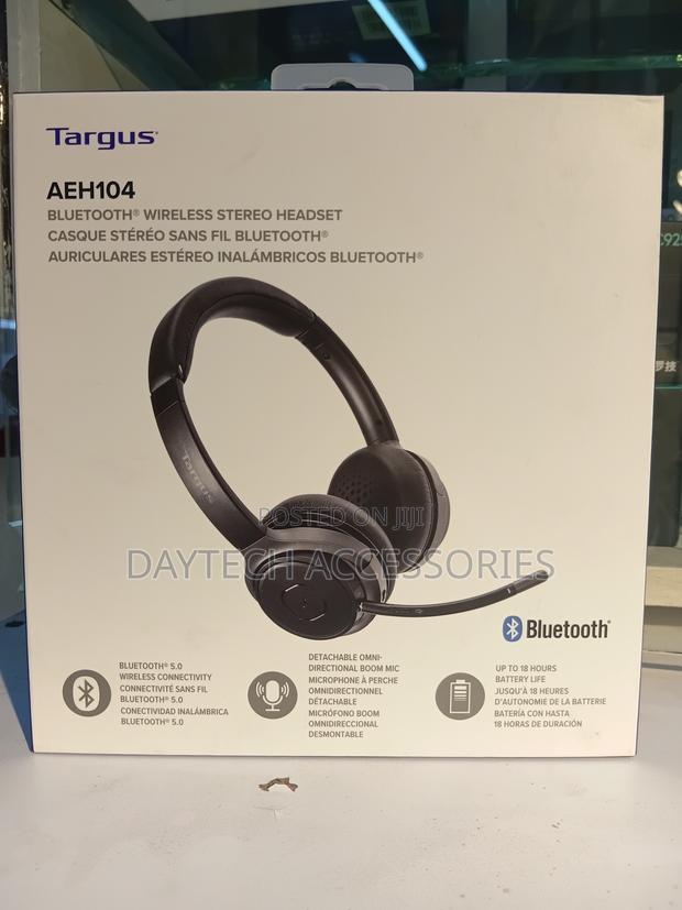 This Is a Targus Aeh104 Wireless Bluetooth Stereo Headset. - thumbnail 2