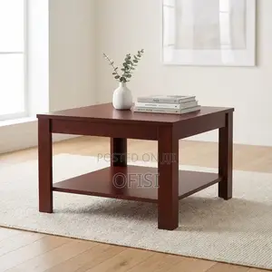 Coffee Table; 60cm by 60cm Wooden Coffee Table