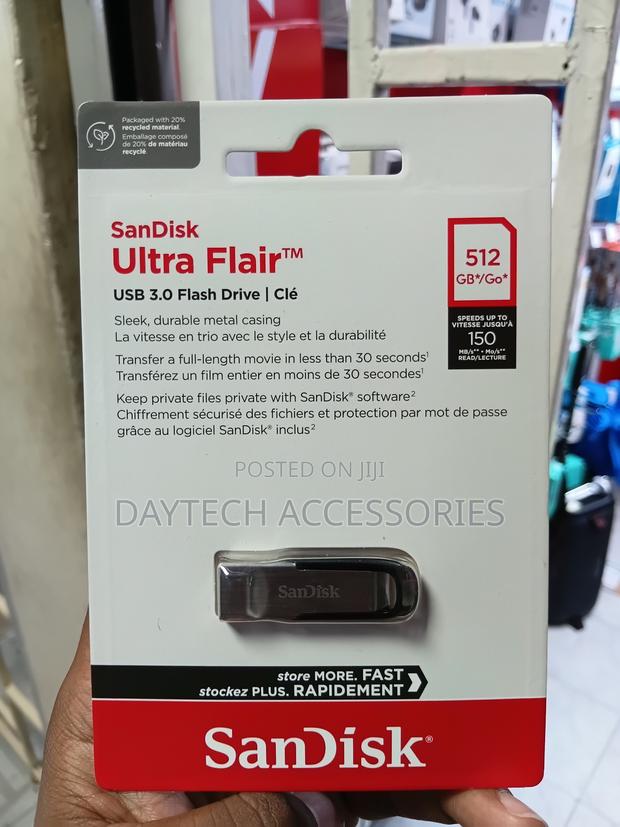 This Is a Sandisk Ultra Flair Usb 3.0 Flash Drive With 512gb Capacity. - thumbnail 3