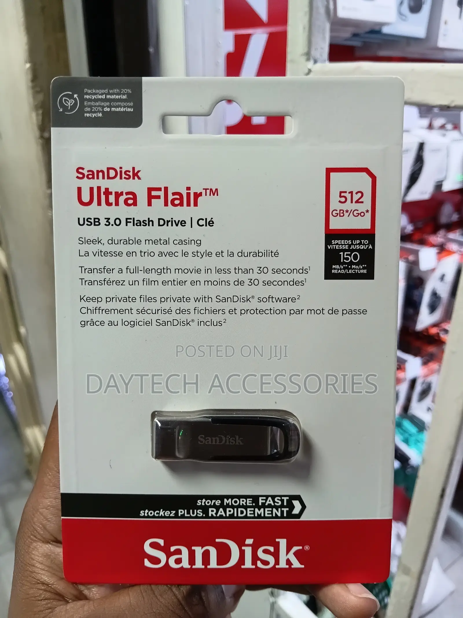 Sandisk Ultra Flair Usb 3.0 Flash Drive – 512gb