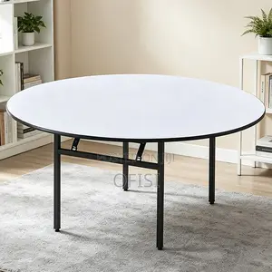 Foldable Table; 1.8 Meter Round Foldable Office Table