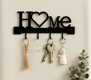 Wall Mounted Home Love Shape Key Holder Rack*
