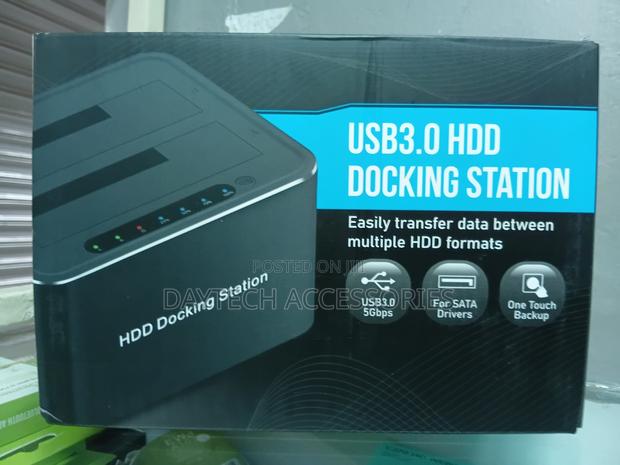 This Is a Haysenser Usb3.0 Dual Bay HDD Docking Station. - thumbnail 2