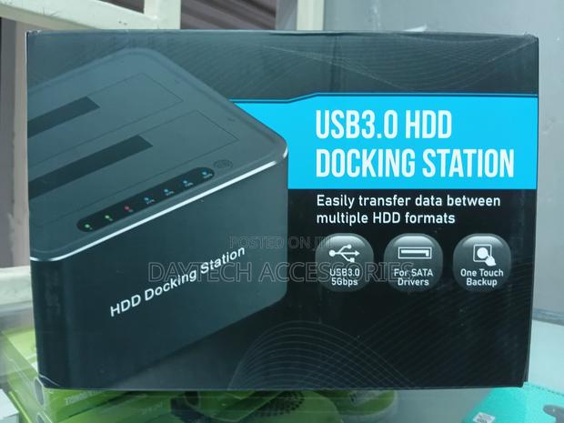This Is a Haysenser Usb3.0 Dual Bay HDD Docking Station. - thumbnail 3