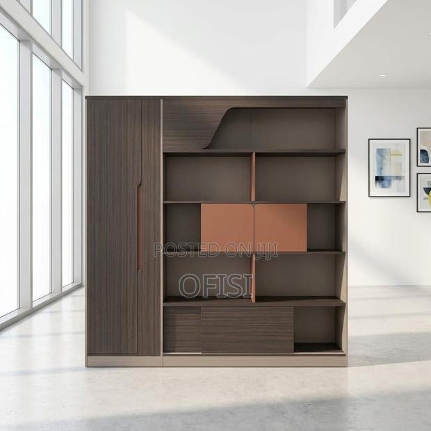 Office Cabinet; Modern Wall Unit Office Storage Cabinet
