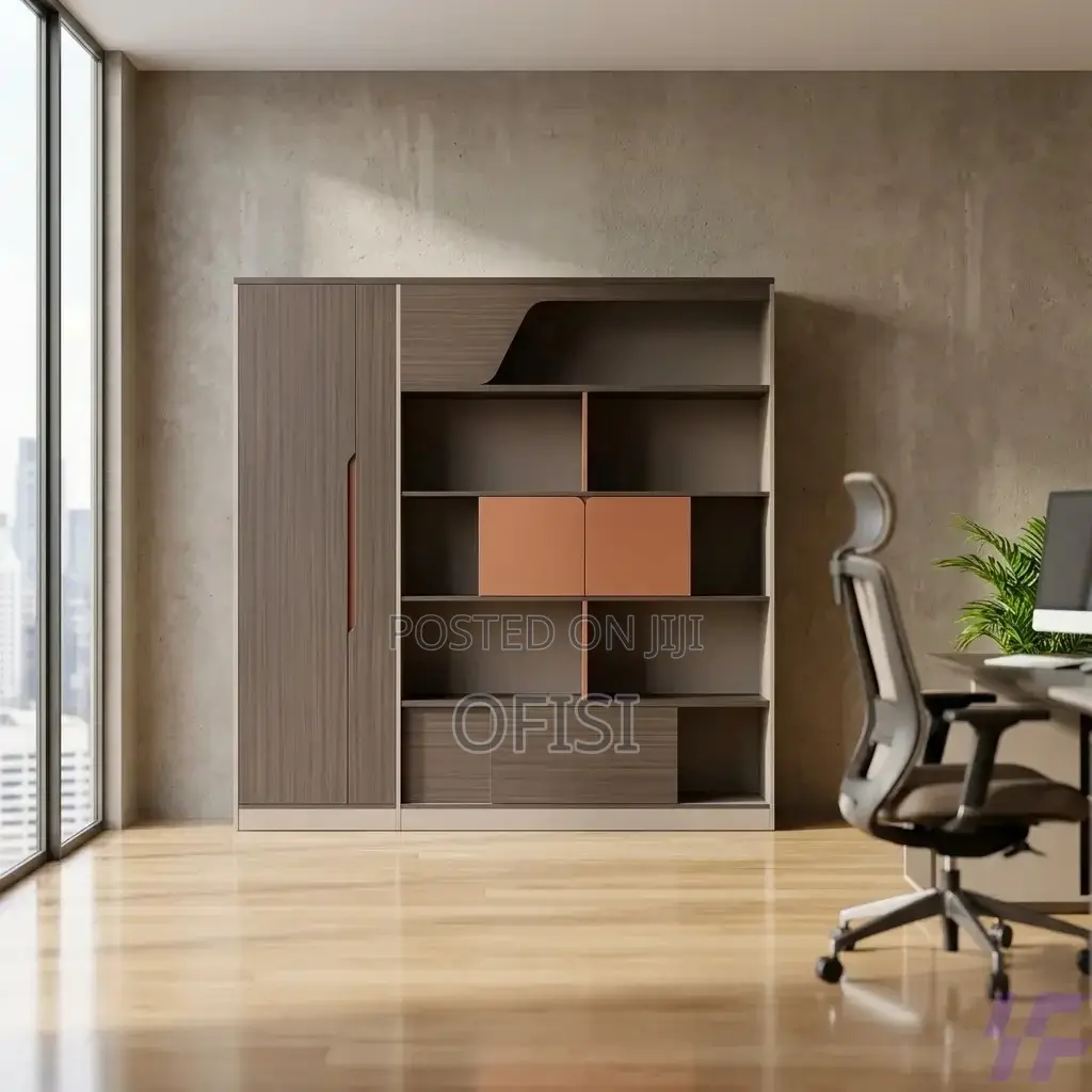 Office Cabinet; Modern Wall Unit Office Storage Cabinet