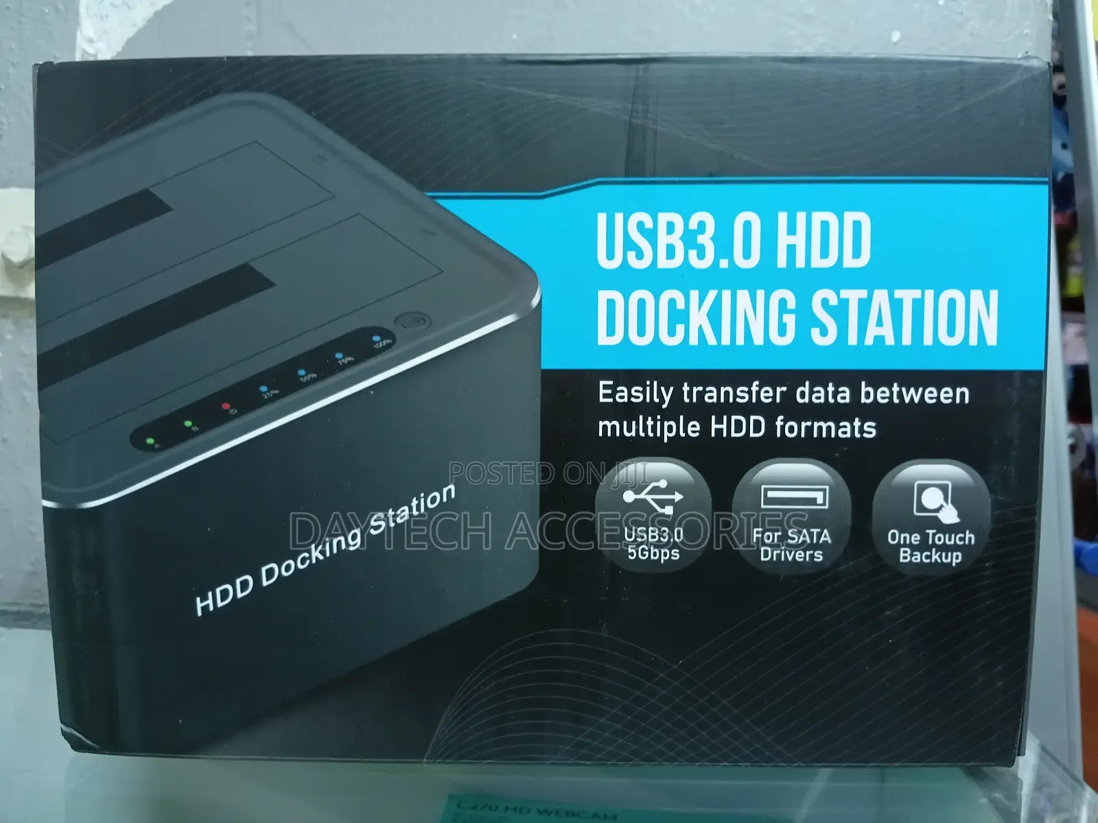 2.5/3.5 Inches Usb 3.0 Aluminum Dual Bay Hard Drive Dock.