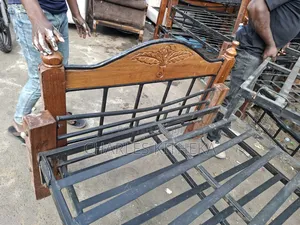 Beds Mahogany and Metal