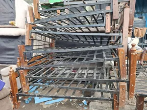 Beds Mahogany and Metal
