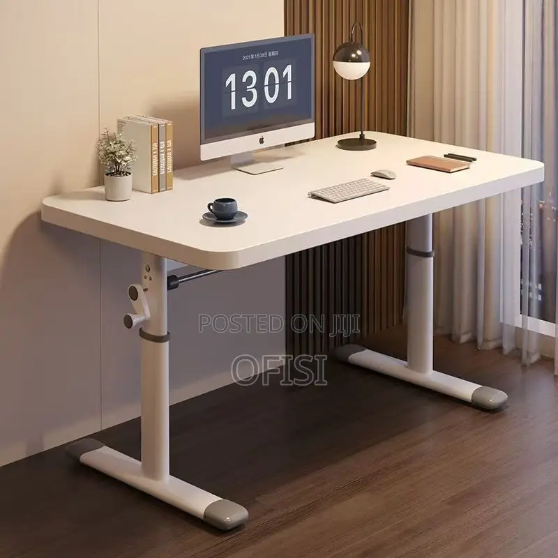 Office Desk; Manual Height Adjustable Home Office Desk - 1.2m