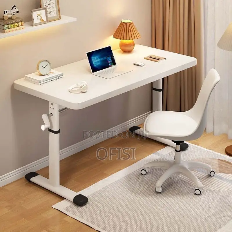 Office Desk; Manual Height Adjustable Home Office Desk - 1.2m