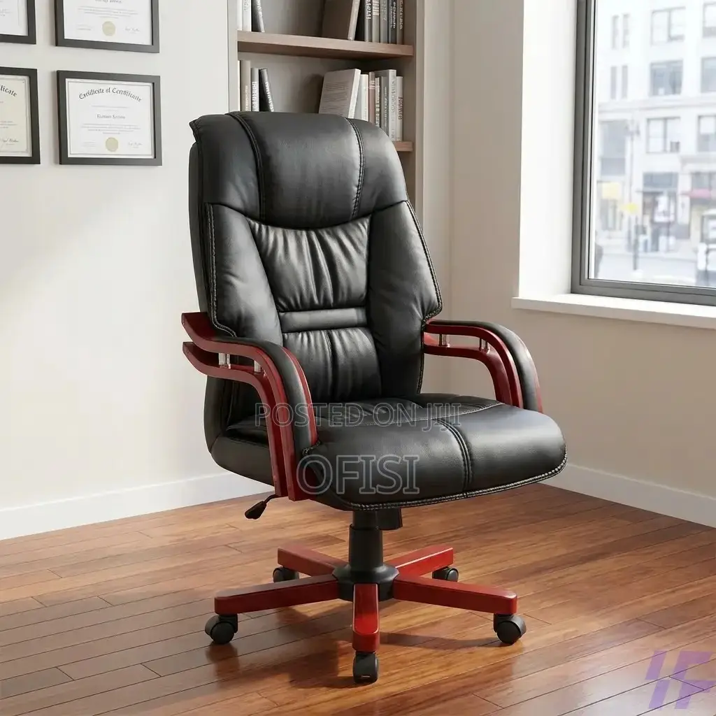 Office Chair; Black Director Executive Office Seat