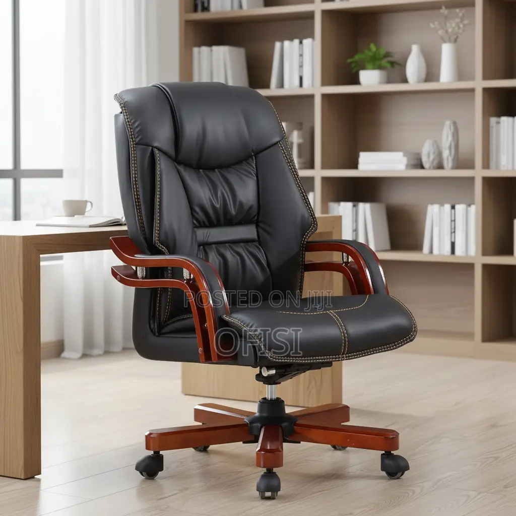 Office Chair; Black Director Executive Office Seat