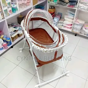Portable Bassinet: Foldable With Net and Wheels