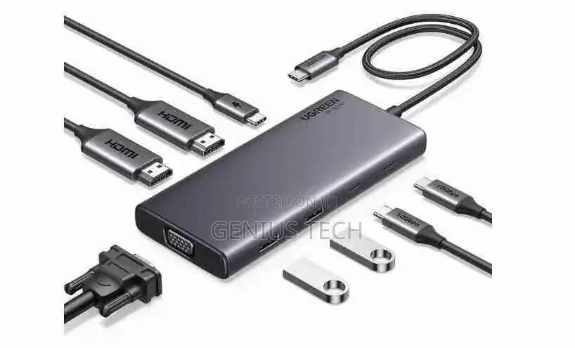 Ugreen 8-in-1 Usb-C Multifunction Adapter Cm639 (Ug-35588)