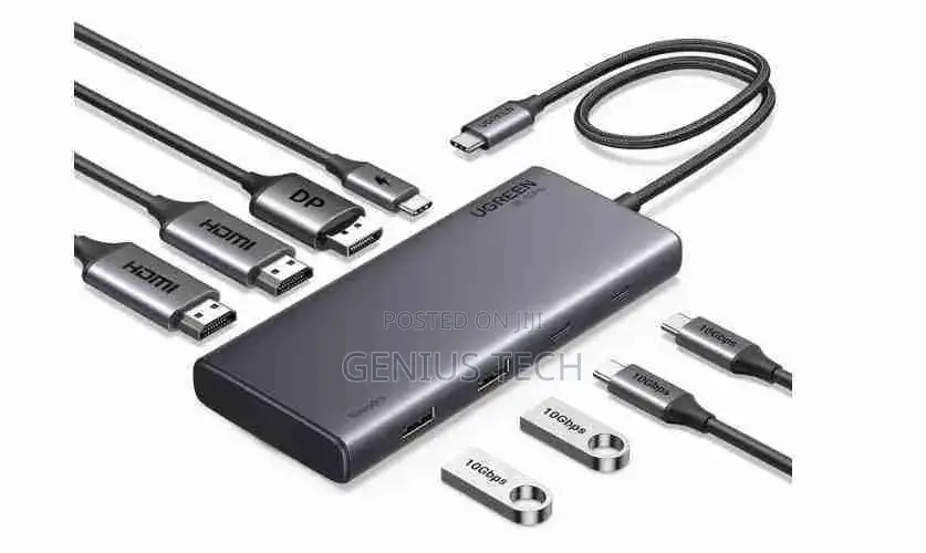 Ugreen 8-in-1 Usb-C Multifunction Adapter Cm639 (Ug-35625)