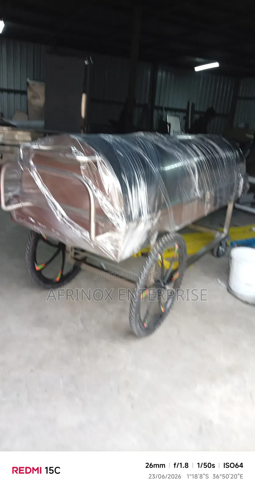 Mortuary Body Carrier. Made of Stainless 304.