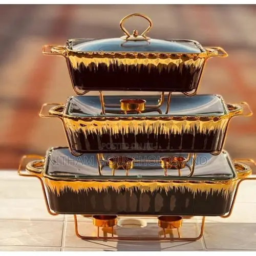 3pcs Ceramic Food Warmers