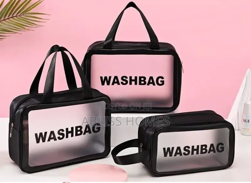 3 in 1 Waterproof Cosmetics/Wash Bags