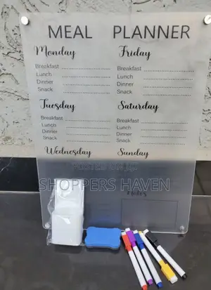 Fridge Magnetic Meal Planner