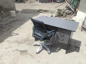 Desk 1.2metre Gray + Mesh Chair