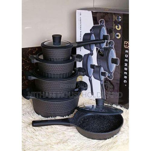 Edenberg Nonstick Cooking Pots 10 PCS Sets