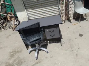 Smart Studyvtable 1.2m Gray + Mesh Chair