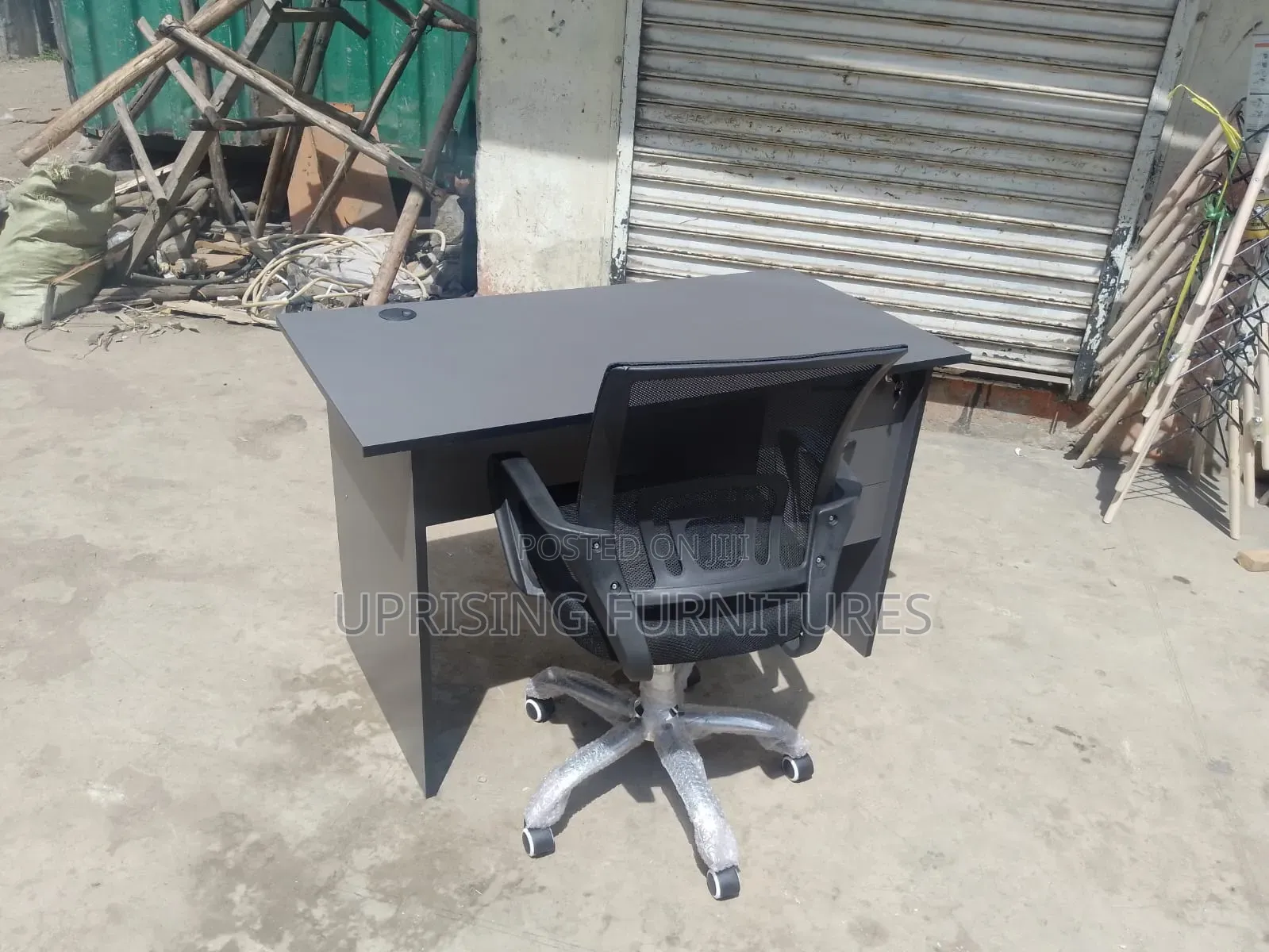 Office Table Desk and Original Headrest Chair