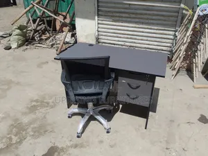 Modern Work Desk 1.2m + Mesh Chair Combo