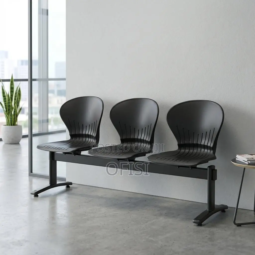 Waiting Bench; 3 Seater Plastic Office Waiting Bench