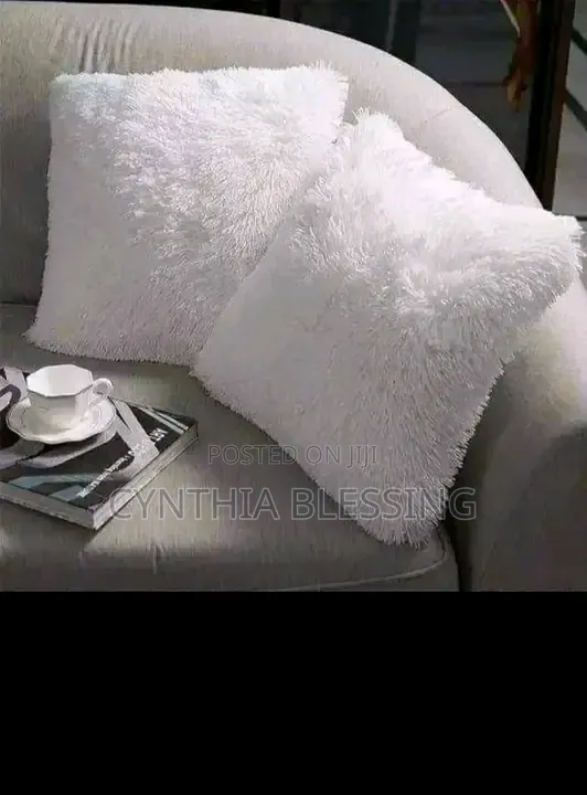 White Fluffy Pillow Cases