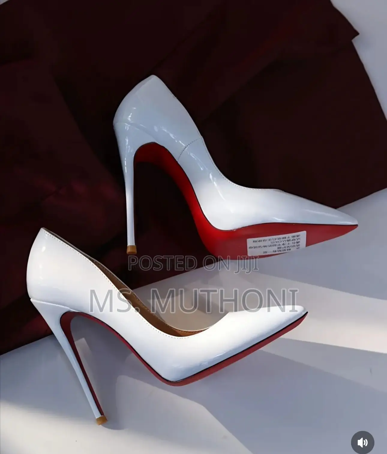 High Stiletto Heels Red Bottoms Pumps 37-42