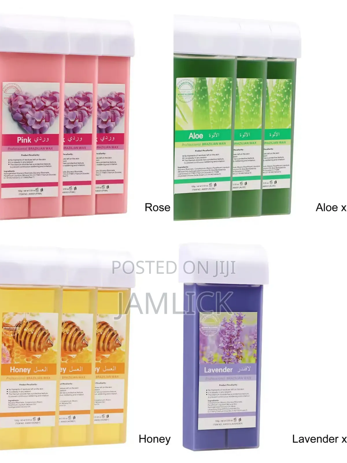 Painless Roll-on Wax Depilatory – Honey Aloe Vera - Hk