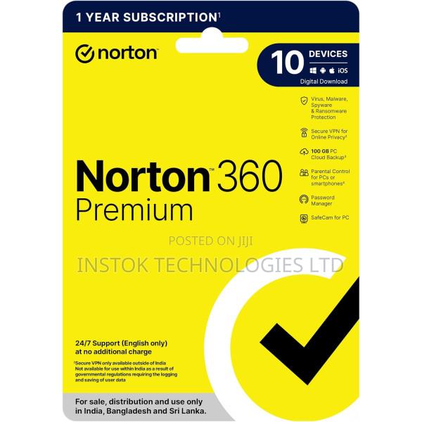 Norton 360 Premium Total Security 10 Users 1 Year