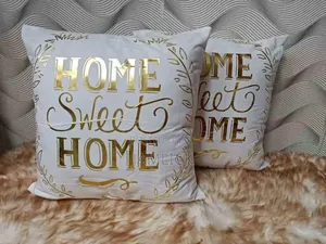 Gold Print Throw Pillow Cases - Cd