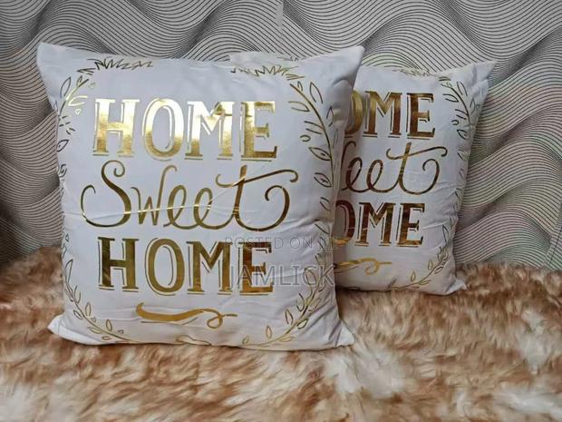 Gold Print Throw Pillow Cases - Cd - thumbnail 2