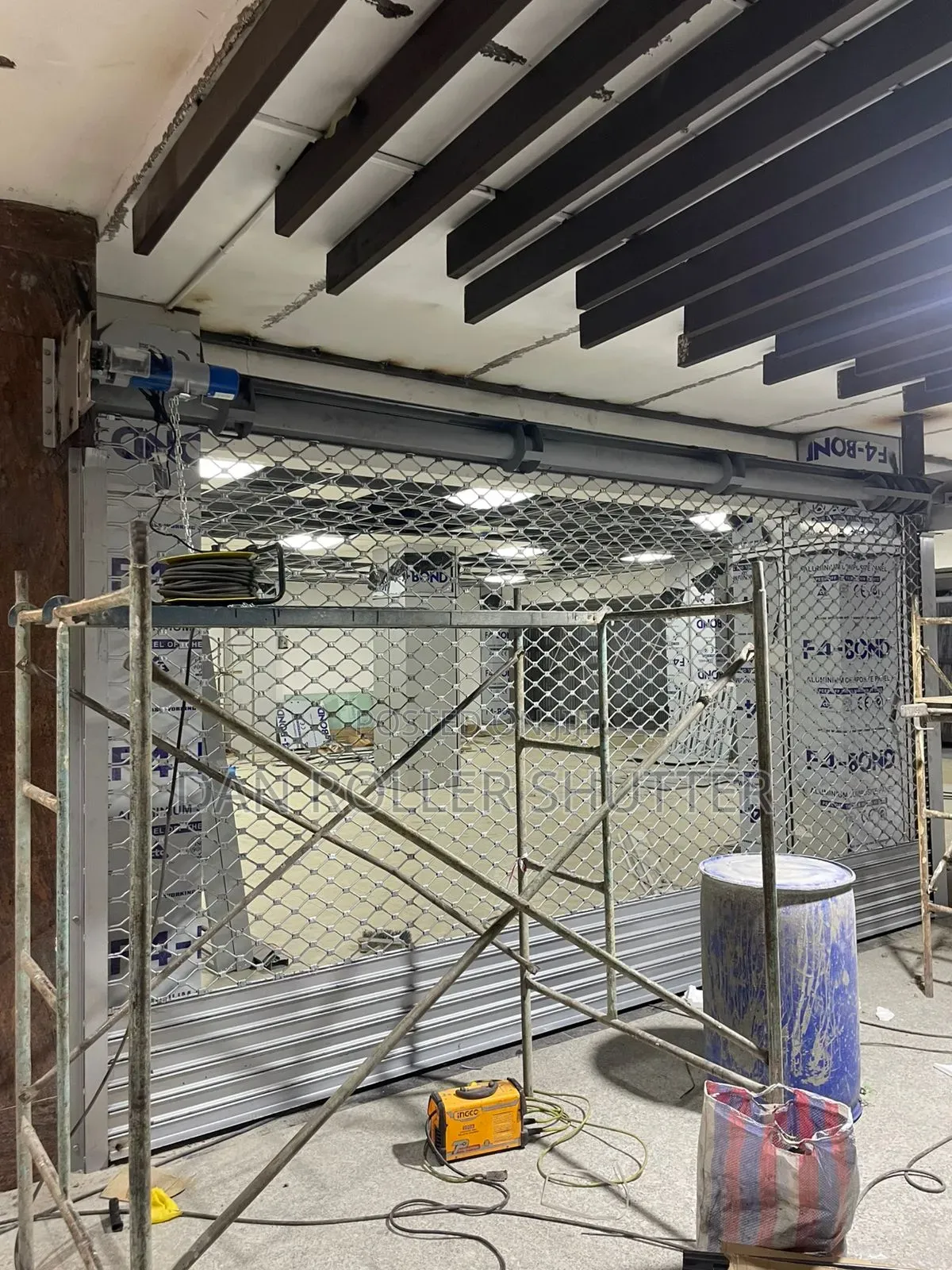Motorized Security Roller Shutters for Businesses Description