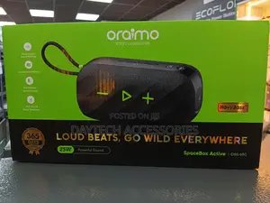 Oraimo Spacebox Active 25w Powerful Sound Wireless Bluetooth Speaker.