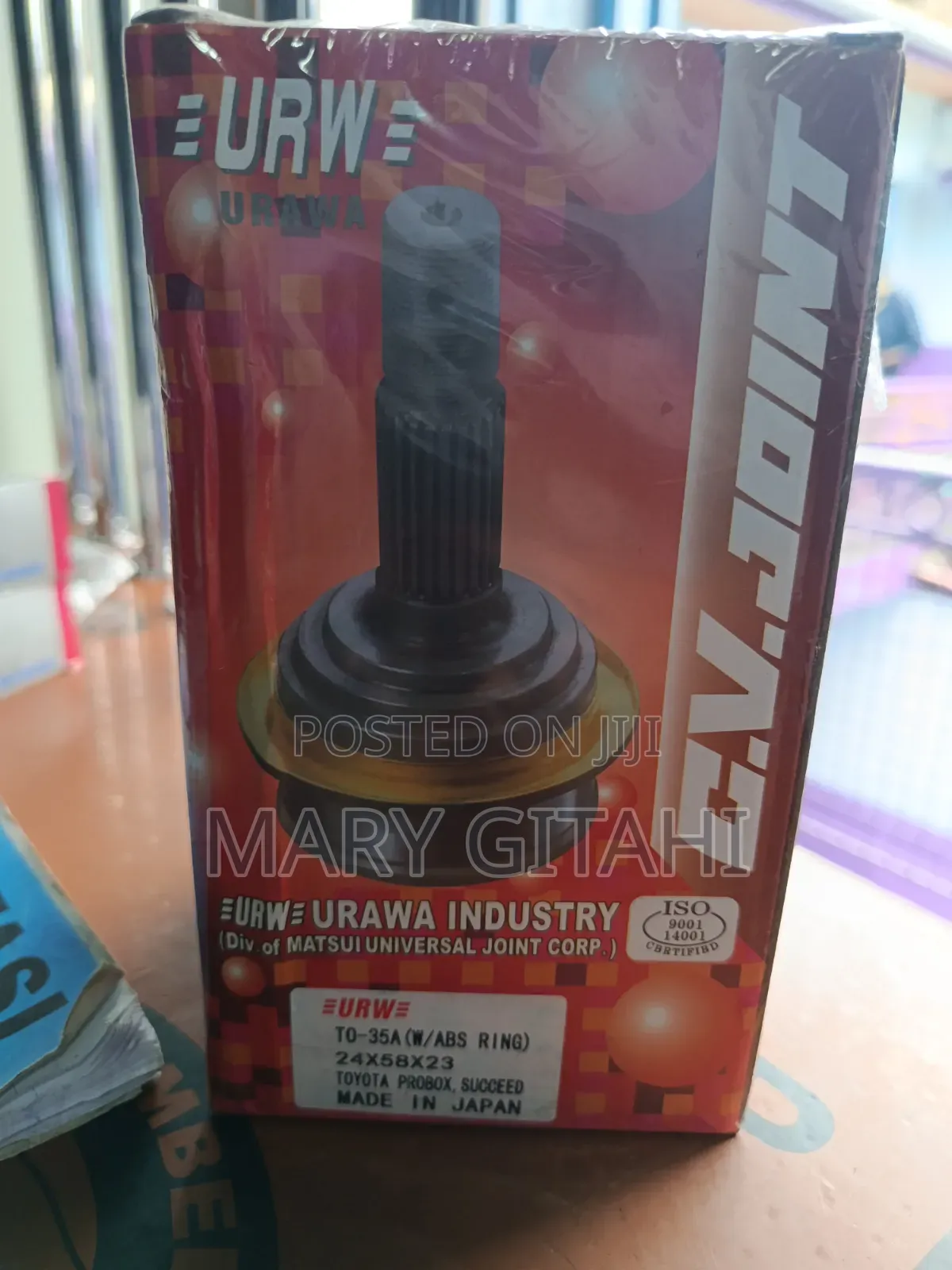 Constant Velocity (Cv) Joint.24 X 58 X 23 Probox
