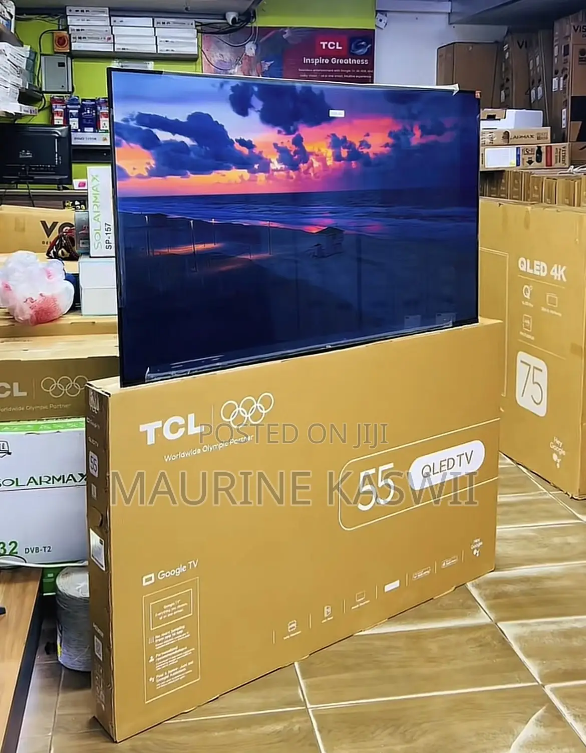 TCL T6d 55”Inch Qled Smart TV(2026) Frameless