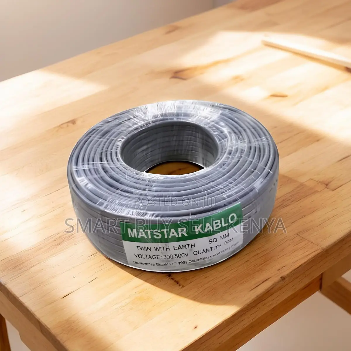 High Conductivity 2.5mm Twin With Earth Solid Core Electrical Cable