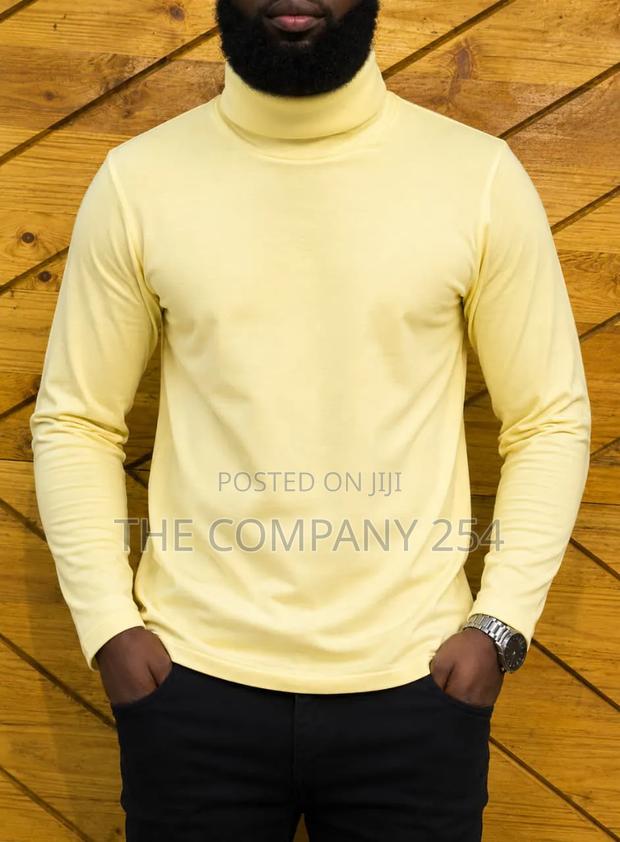 Quality Casual Plain Designer Unisex Official Pull Necks Available - thumbnail 2
