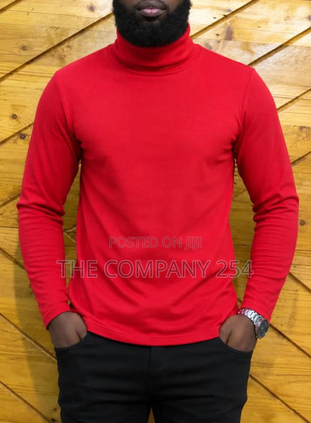 Quality Casual Plain Designer Unisex Official Pull Necks Available - thumbnail 4
