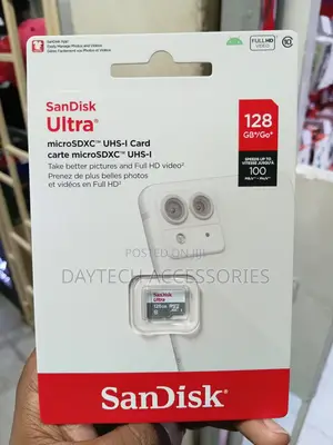 This Is a 128gb Sandisk Ultra Microsdxc Uhs-I Memory Card