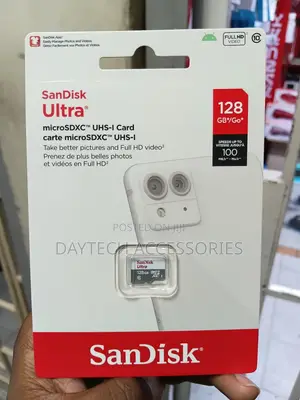 This Is a 128gb Sandisk Ultra Microsdxc Uhs-I Memory Card