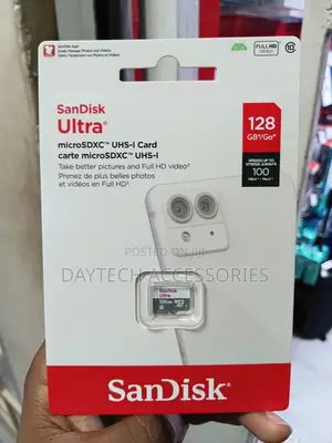 This Is a 128gb Sandisk Ultra Microsdxc Uhs-I Memory Card