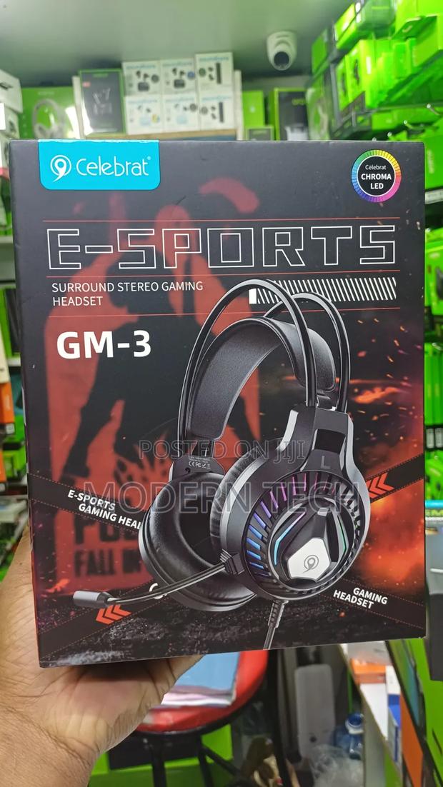 Celebrat Gm-3 Wired Gaming Headset for Pc, Ps4, Ps5 Xbox