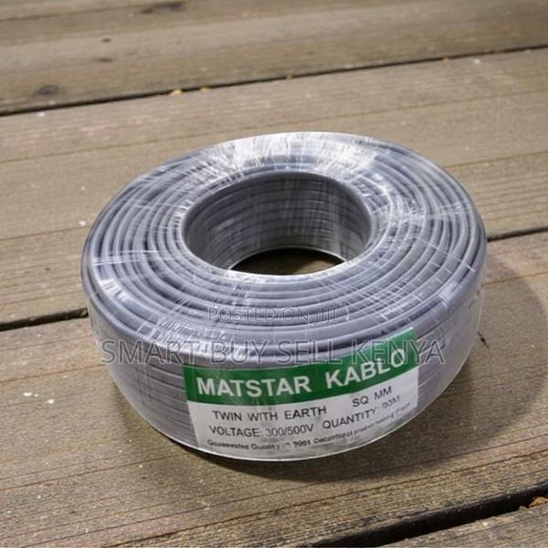 Heavy Duty 2.5mm Twin With Earth Electrical Wiring Cable Pvc Insulated